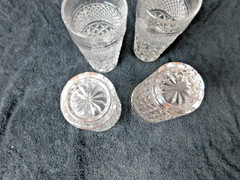 Set Of 4 Wexford Iced Tea Glasses By Anchor Hocking 6 1/4”