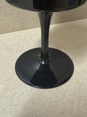 Lenox Venture Black (Platinum Trim) Water Goblets Set Of 2