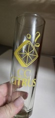 Vintage Tom Collins Glass Canadian Club Citrus Lemon Promotional Cocktail Lot 6