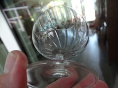 Royal Leerdam-Netherland Clear 7.3oz Radiance Swirl Optic 4″ Brandy Glass VGUC