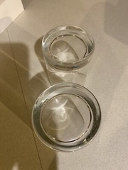 2 Lenox Tuscany Classics Cylinder Double Old Fashioned Glass, Clear 13 oz