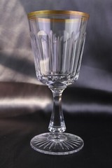 Dresden Oscar de La Renta Set of 6 Crystal Wine Water Goblets 7 3/8 «