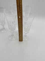 W M Dalton Unit No 3 Parfait Sour French Lead Crystal 6 1/2″ Pair Of 2 ($/pr)