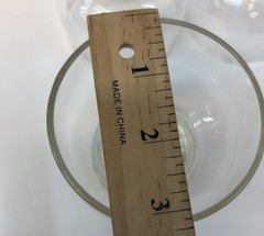6 MCM Clear Double Pedestal Old Fashioned Juice Glasses Cocktail 3.5” Heavy Base