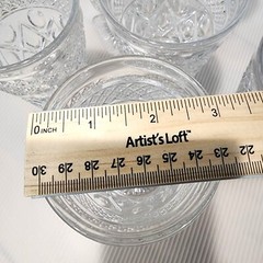 Imperial Glass ‘Cape Cod’ Clear Glass Footed Water Goblets Vintage Elegant Glass