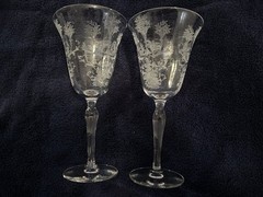 Morgantown Mayfair Wine Glasses- Set Of 2- Read Description