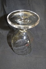 Rummer 19th Century Set of 4 Goblets 2 part Mold Pub Inn Barware Sun Purple #6