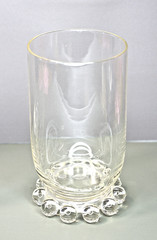 Imperial Glass Candlewick Water Goblets – Clear Beaded Base, Vintage 4¾» Pair