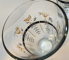 Vintage LIBBEY Barware MCM Cocktail Recipe Mixer Glasses 16oz Set of 2