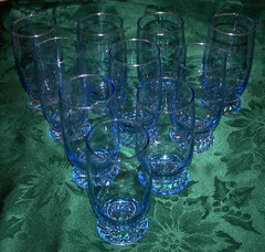 10 Duz Detergent Blue Swirl 10oz Tumblers