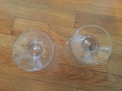2 Fostoria Crystal American Clear Pattern Ice Tea Glasses 5 3/4″ ca 1915-1982