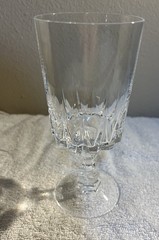 Cristal d’Arques Louvre 6 5/8″ Water Goblets Large Wine Glasses Excellent