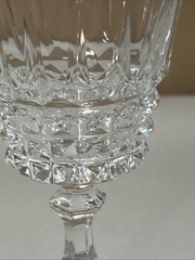 2 Cristal d’Arques Tuileries Villandry Crystal 8 Ounce Water Goblets 6 1/8″ EUC