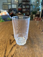 Clear Glass Tumblers 5.5” Heavy Bottom Set Of 4