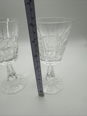 Waterford Crystal Kylemore Claret Wine Glass 6in Stemware Lot of 2