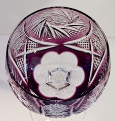 Amethyst Water Goblet By Unknown Manufacturer 7 3/4″