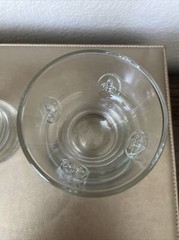 La Rochere France Fleur De Lis (Lys) Double Old Fashioned Rocks Glasses Set of 2