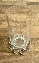 Vintage Imperial Candlewick 400/19 5 Oz Juice Tumblers 4” Clear Beaded Glass