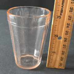 Vintage Pink Depression Glass Lot – Hazel Atlas 3.5″ Juice & 2.25″ Shot Glass