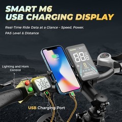 Aipas M2 Pro Electric Bike 26″ 1800W 48V 17.5Ah 36MPH 85Mi Dual Suspension