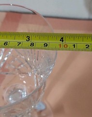 Rogaska Crystal Water Glass Richmond Plain Rim 7 7/8 Inch Tall Slovenia