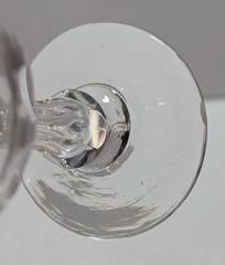 Presumed Val Saint Lambert Olivier Pattern 104 Cordial Glass Crystal Early 1900s