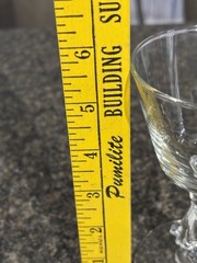 Vintage Tuxedo Penguin Stem Art Nouveau Glass Wine Manhattan Cordial Set Of 2