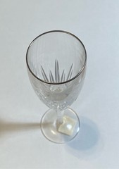 Waterford Wynnewood Platinum Lead Crystal Champagne Flute Glass 9.25