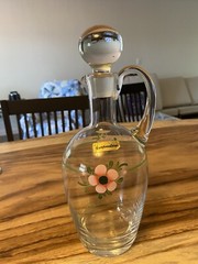 carafe and glass set vintage