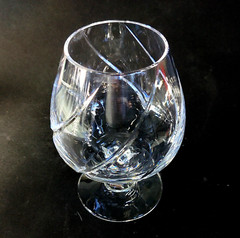 MIKASA OLYMPUS BRANDY SNIFFTER GLASSES, Cut Lead Crystal, 5 7/8′, 12 Oz, 4PCS