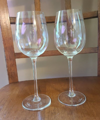 Wine Crystal Glass PAIR Studio Line by ROSENTHAL Center Stem Dome Thin Elegant