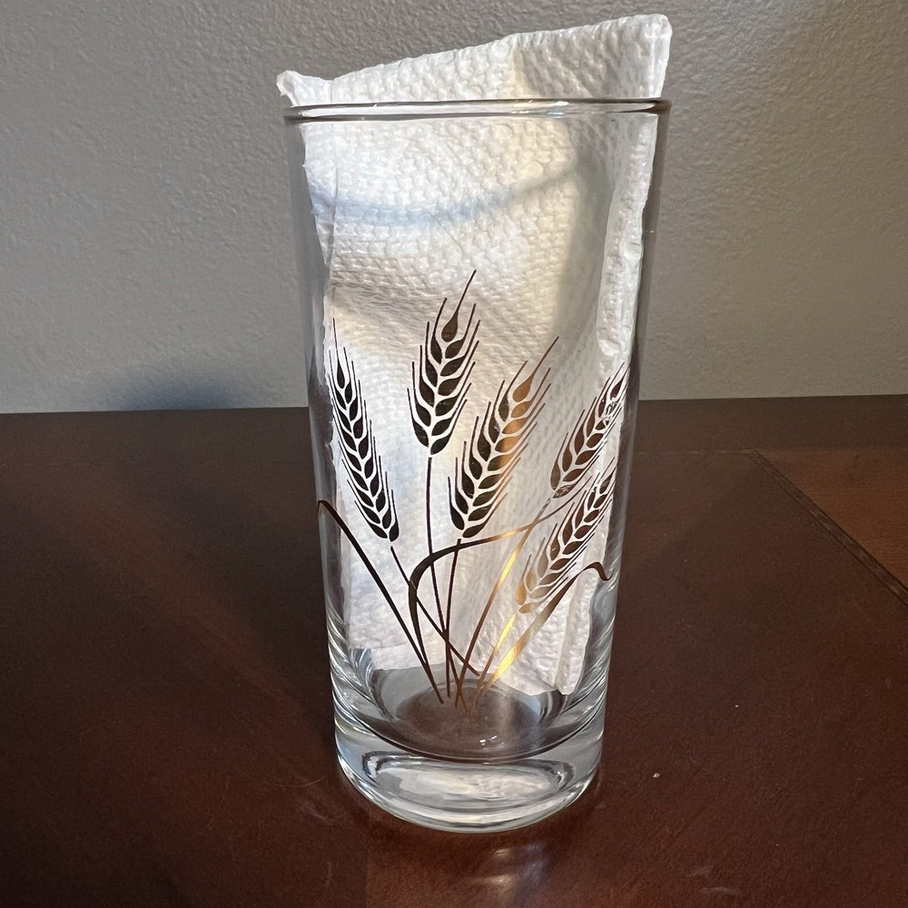VTG HOMER LAUGHLIN 12 oz Golden Wheat Glasses High Ball Tumbler – REPLACEMENT