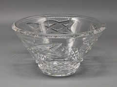 Galway Irish Crystal Candy Nut Trinket Dish Bowl Celtic Love Knot 5″ Diameter