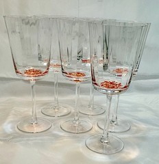Rare Chin-Chin Stemware by ANTHROPOLOGIE WINE STEMWARE Set of 6 Beautiful