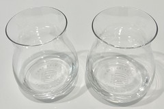 Signed GLENCAIRN Crystal JACK DANIELS Single Barrel 4″ WHISKEY GLASSES Set of 2