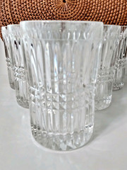 Vtg Fostoria Aspen Stem 2861 Crystal Highball Glass Tumbler Setof6 Quality Heavy