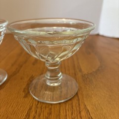 Set Of 4 Vintage Fostoria Colony pedestal Champagne/Tall Sherbet dessert dishes