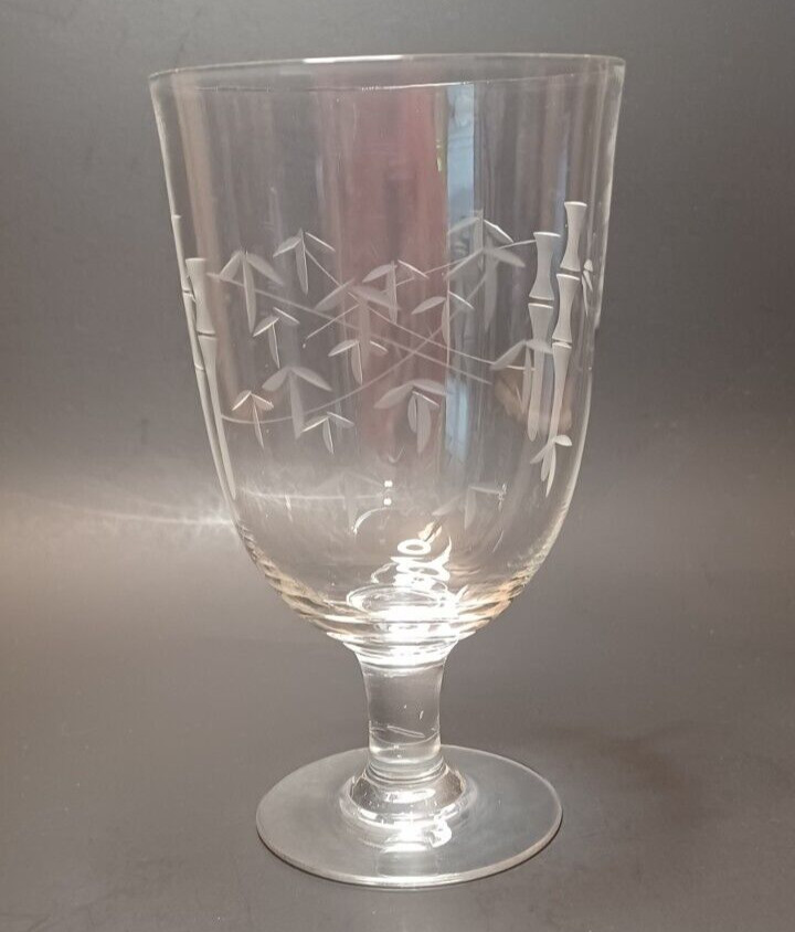 Bamboo Smooth Stem Water Goblet by Noritake 5.25″ Tall