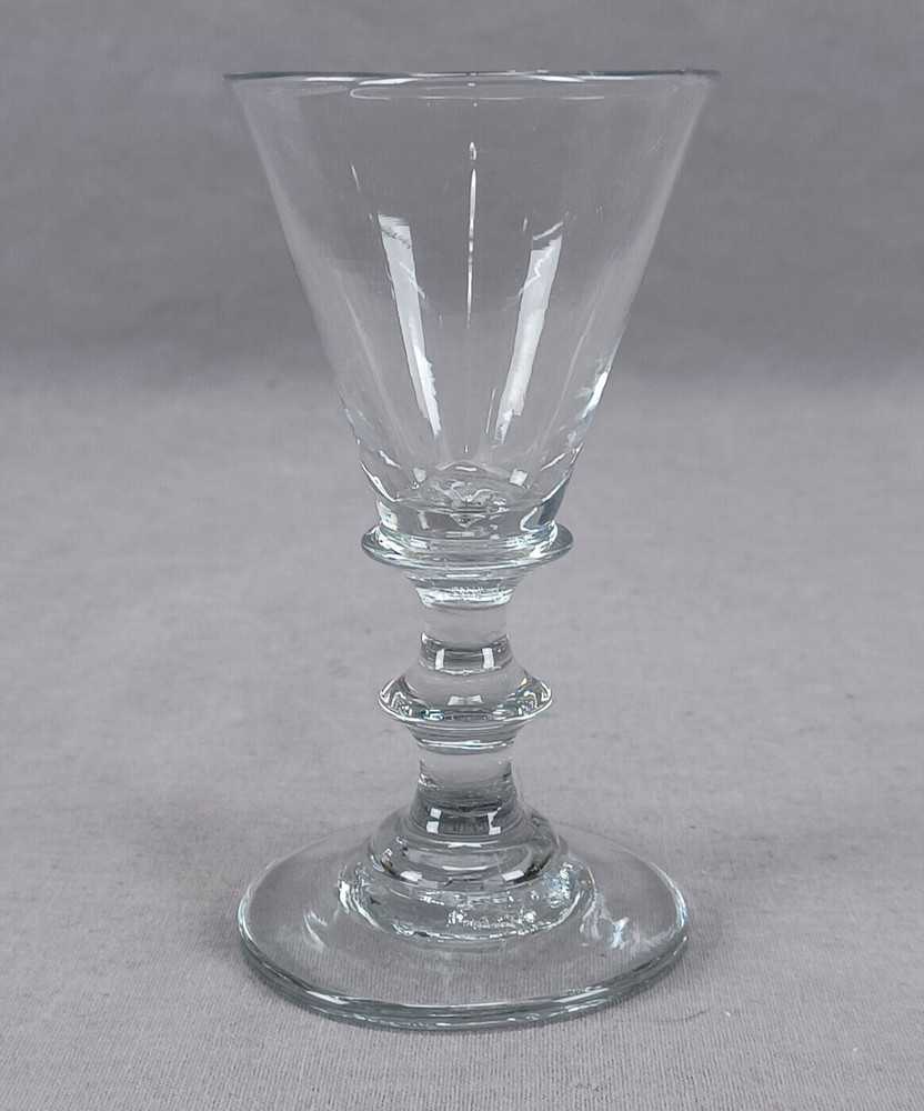 19th Century Continental European Hand Blown Flint Glass Wine Circa 1815-1820 B