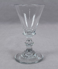 19th Century Continental European Hand Blown Flint Glass Wine Circa 1815-1820 B