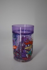 vintage-style double-walled tumbler Rugrats chuckie nicke purple cup