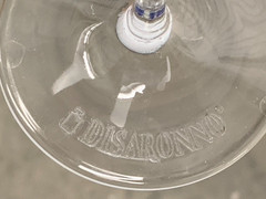 DISARONNO TOASTING FLUTE STYLE DRINK GLASSES (3)