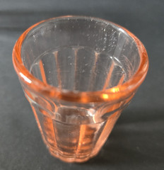 Vintage Pink Depression Glass Lot – Hazel Atlas 3.5″ Juice & 2.25″ Shot Glass