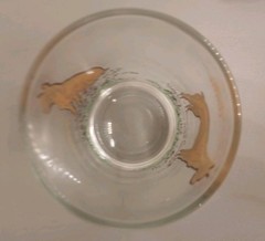 Vintage Hazel Atlas Willie the Boxer Dog Highball Glass