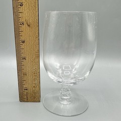 Set Of 9 Vintage Fostoria Fascination Clear Footed Ice Tea Glasses /cb