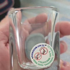 NFL Clear Shot Glass with Black and Gray Logo