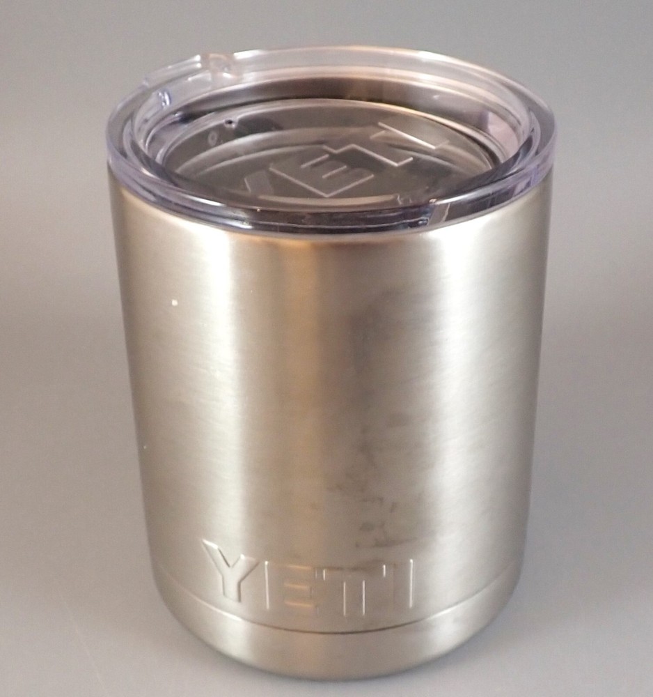 Yeti Rambler Stainless Steel Low Ball Tumbler & Lid – no design
