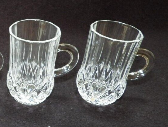 LOT of 2 Vintage Royal Crystal Rock RCR «Opera» Demitasse Cup Shot Glass