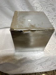 Vintage Silver-Plated Glass Caddy Set With 4 Brandy Snifter Glasses