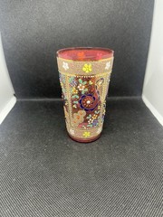 Antique 4” MOSER Bohemian Art Juice Glass Tumbler